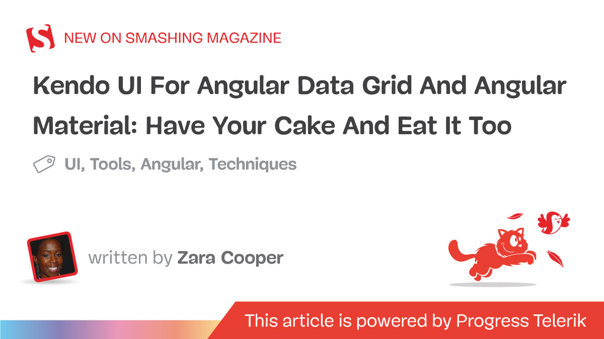 Kendo UI For Angular Data Grid And Angular Material: Have Your Cake And ...